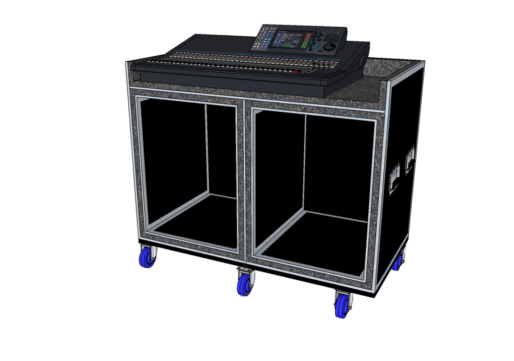 Mixer/Rack case - Brady Cases - 2