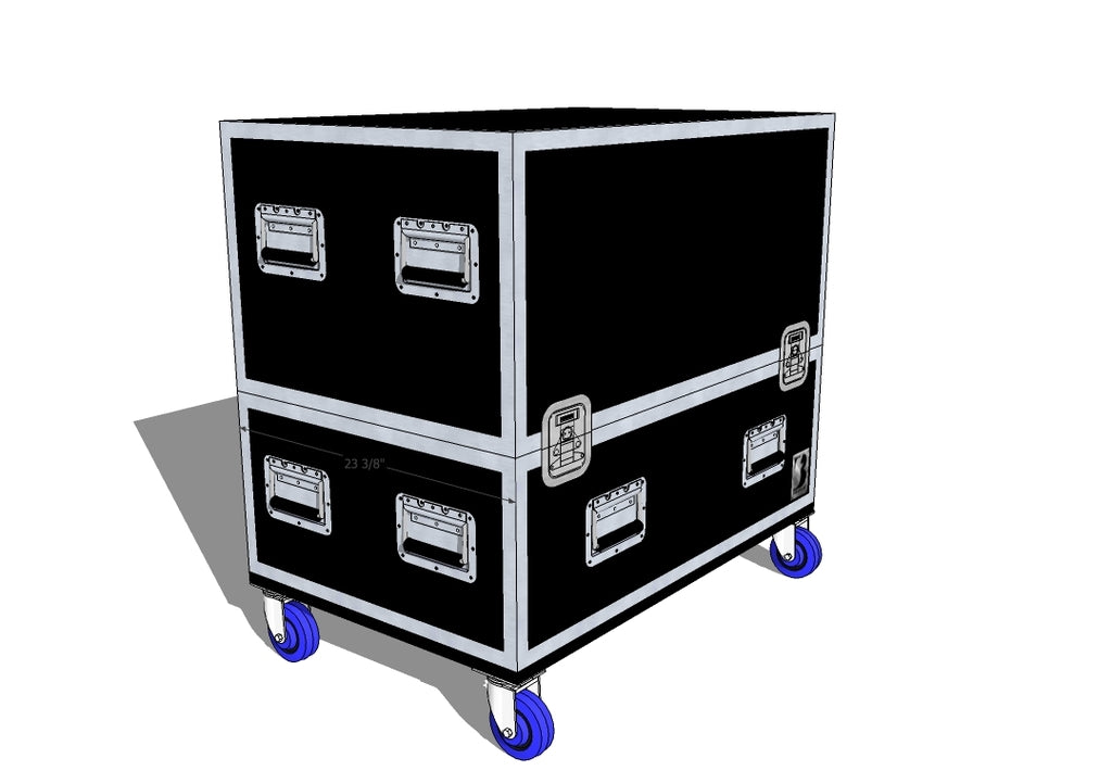 Double Screen Case - Plasma/LCD/LED - Brady Cases - 3