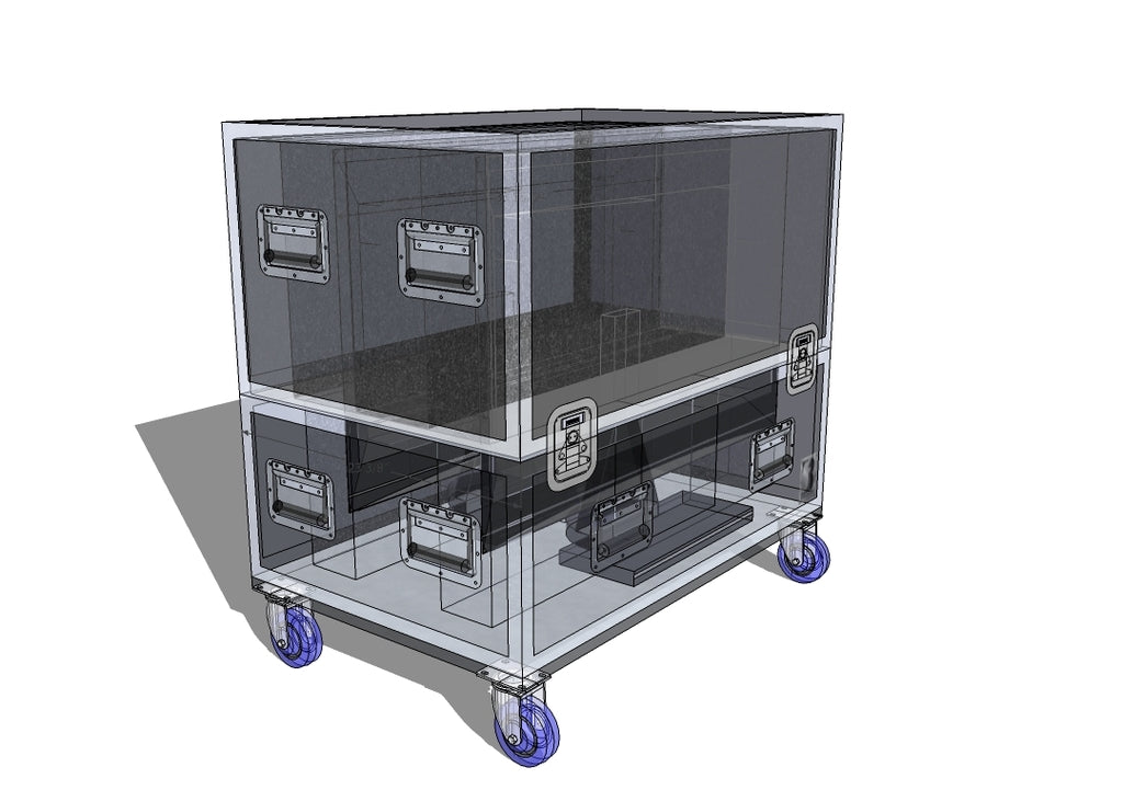 Double Screen Case - Plasma/LCD/LED - Brady Cases - 4