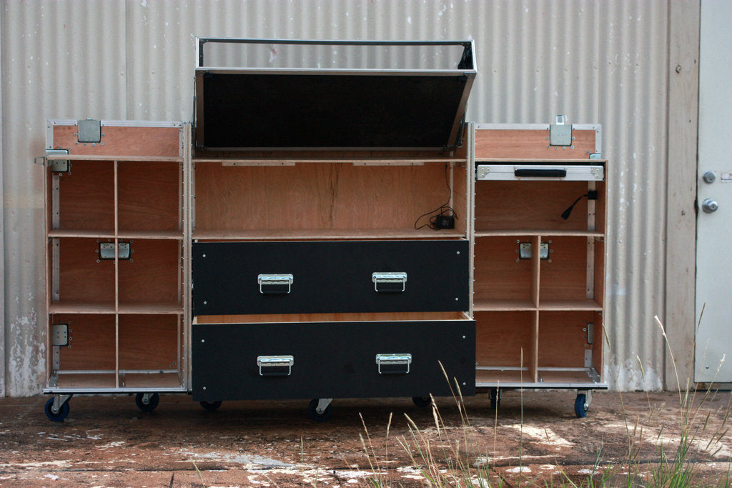 Foldout Display Merch Case - Brady Cases - 3