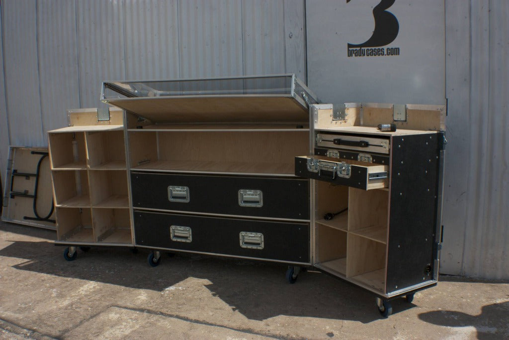 Foldout Display Merch Case - Brady Cases - 4