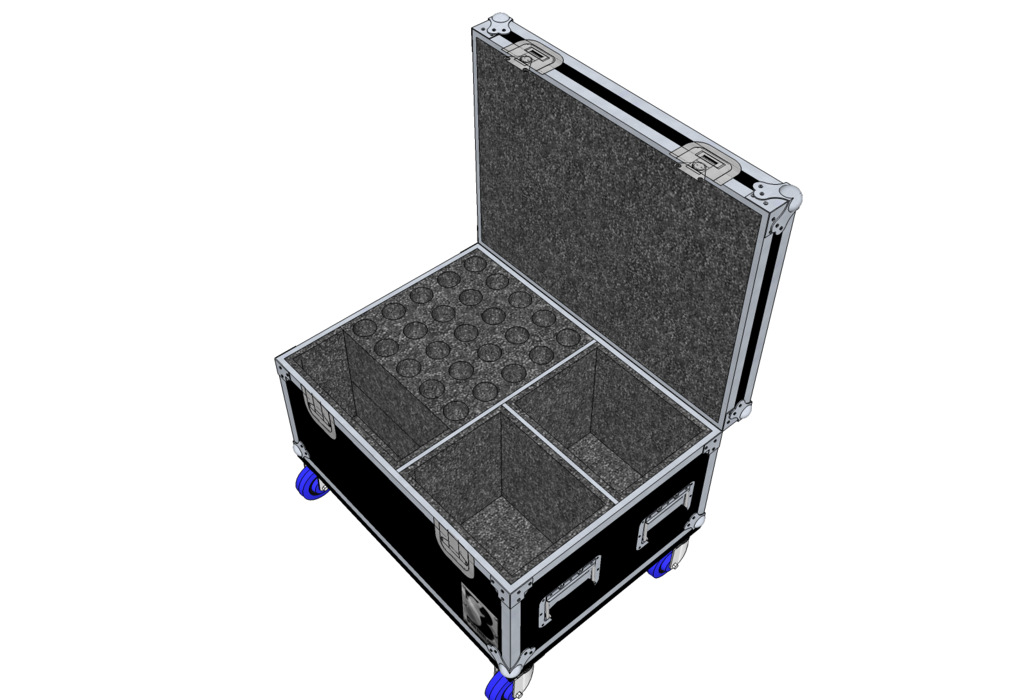 Mic Case Third Pack Trunk - Brady Cases - 3