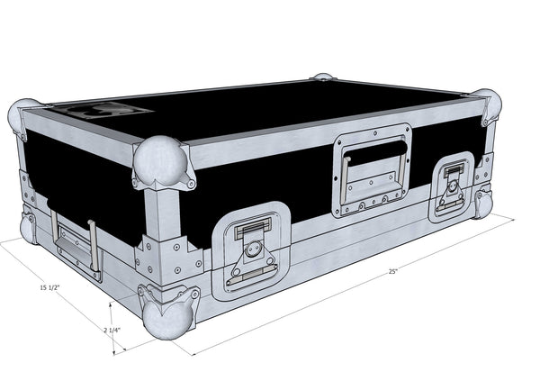 Temple Audio Design Duo 17 Pedal Board Case Duo-17 – Brady Cases