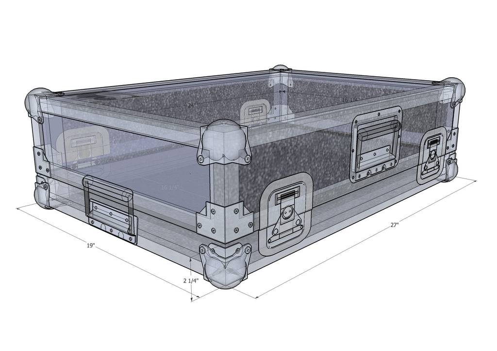 PT-3 Pedal Train Case PT3 - Brady Cases - 2