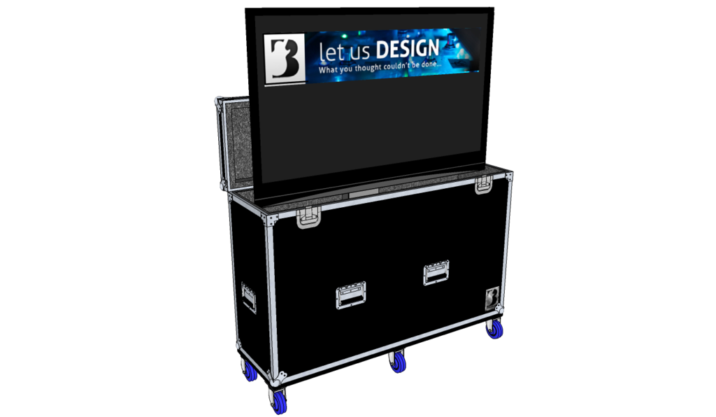 Screen Lift Case Motorized With Remote Control For Any Screen Or TV - Plasma/LCD/LED