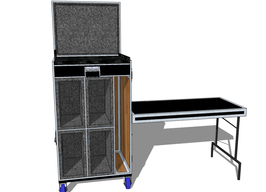 Drum Case Trunk or Vault - Brady Cases - 19