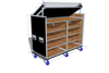 Display Case Plexiglass W/ Ratcheting Display - Brady Cases - 4