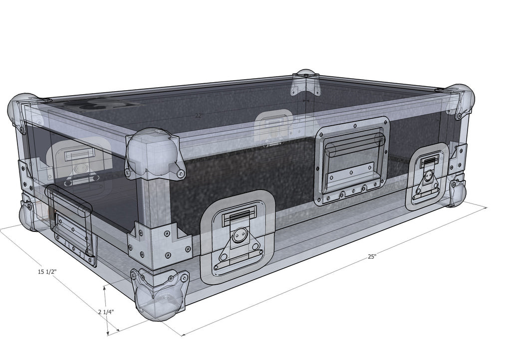 Pedal Train Metro 24 Case - Brady Cases - 2