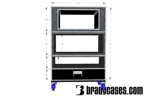 Temple Audio Design Trio 28 Pedal Board Case Trio-28